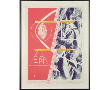 JAMES ROSENQUIST (1933-2017)Flame out for Picasso, Hommage à Picasso signé, daté et numéroté XXII/XXXlithographie en couleurs
