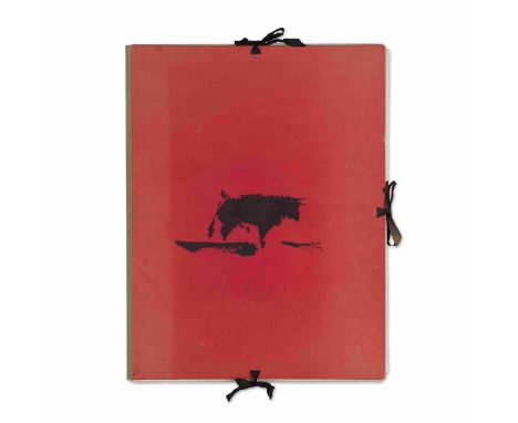 AFTER PABLO PICASSO (1881-1973)Toros portfolio de 15 offset lithographies hors-texte, avec poèmes de Pablo Nerudachacune numé