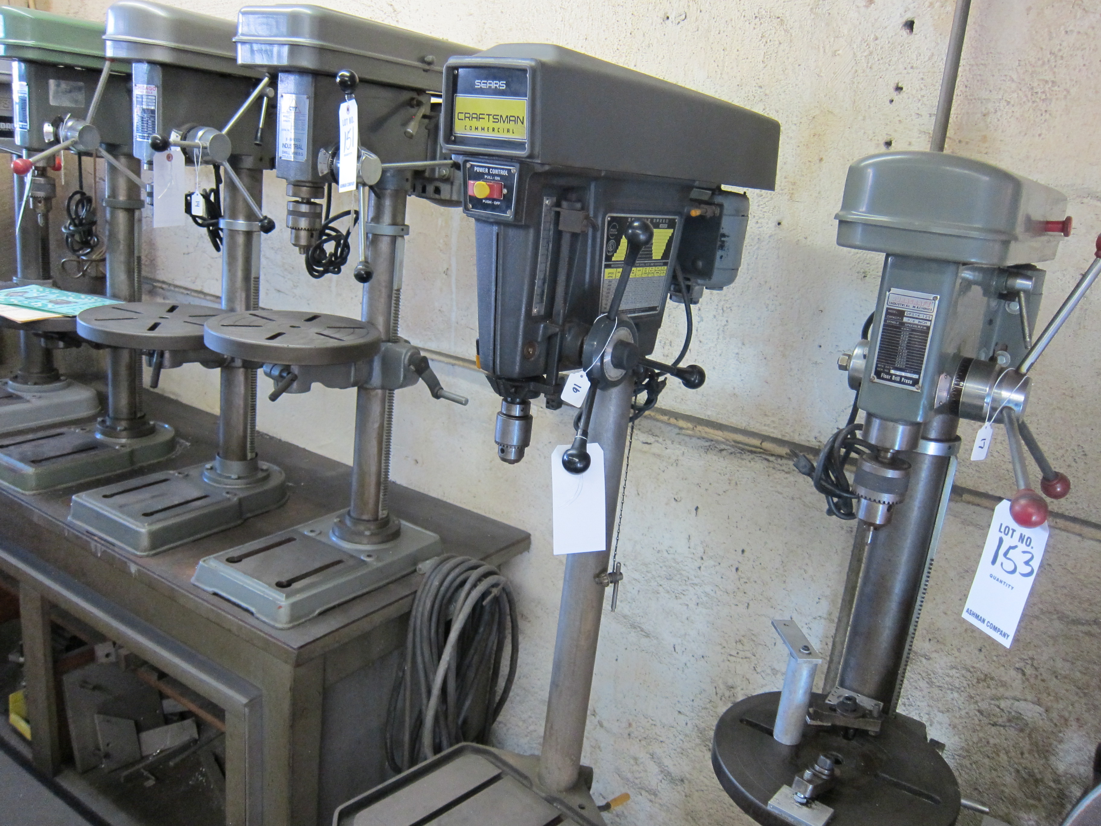 CRAFTSMAN COMMERCIAL 113 24611 7130 00092 FLOOR DRILL PRESS