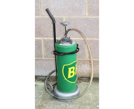 A BP Forecourt two stroke oil dispenser, 72cms (28ins) high.