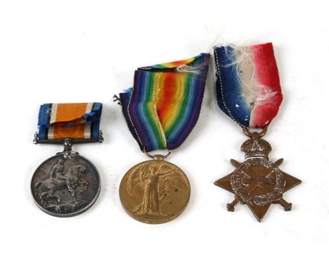 A WW1 Army Service Corps medal trio named to 6165 DVR. D. MURDOCK. A.S.C. 