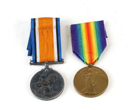 A WW1 Army Service Corps medal pair named to T2-11597 DVR. R.J. SEECKINGS. A.S.C.  