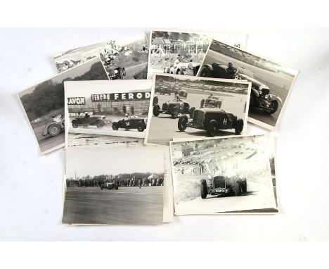 Photographs of the Bentley Drivers Club race meeting at Silverstone and the B.A.R.C. at Goodwood 21.5cms (8.5ins) x 16.5cms (