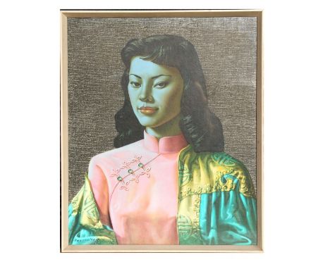 Vladimir Trechikoff (1903-2006) - a vintage print - Miss Wong - framed &amp; glazed, 60 by 50cms.Condition Reportgood overall