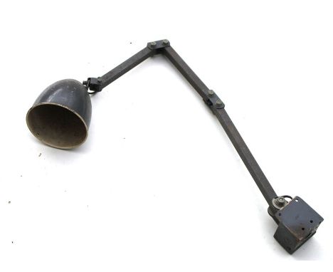 A Memlite industrial style anglepoise lamp.