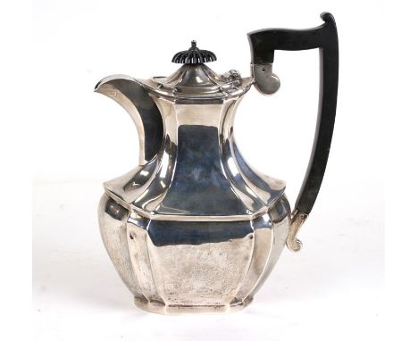 A silver water jug with Sheffield Jubilee 1935 hallmark, approx weight 633g.