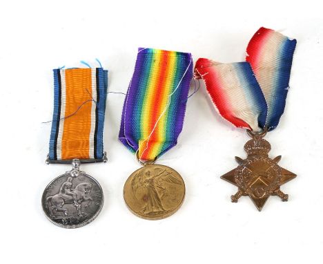 A WW1 Army Service Corps medal trio named to T4-059516 DVR. A.J. FOREMAN. A.S.C.  