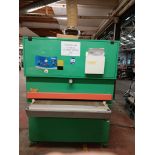 Kundig duplex 1100 drum sander. Purchaser responsible for electrical disconnection.
