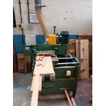 Multico TM3 twin head single end tenon cutter Serial number 3604. Purchaser responsible for