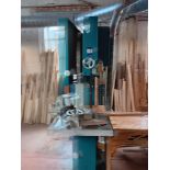 Wadkin PBR-HD vertical band re,saw morticer Serial number 950244. Purchaser responsible for