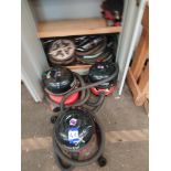 2 Henry & a numatic vacuum cleaners & a quantity of attachments