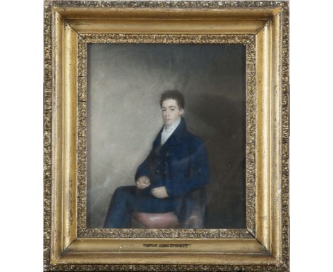 WILLIAM CARROLL (IRISH, c. 1800)Portrait of Thomas Addis Emmett Pastel, 25.5 x 21.5cmBearing inscription verso: Thomas Addis 