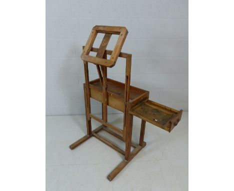 Vintage oak Artists easel