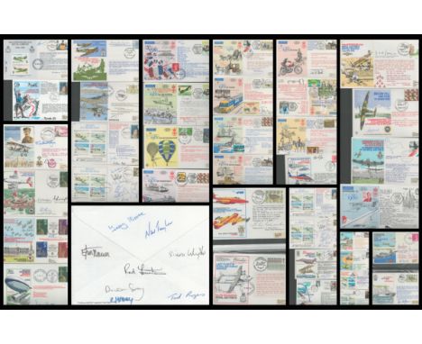 RAF Museum Co Ordinated Series Collection of 37 Signed Covers Housed in Black Ring Binder Folder. May Yield Good Value.. Good