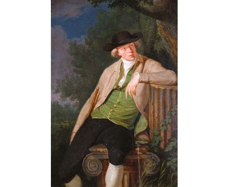 John James Rouby (1750-1812) George Fulkes Lyttleton, 2nd Baron Lyttelton (1763-1828) Oil on panel 40 x 28cm; 15¾ x 11in Prov