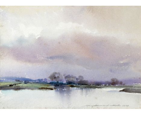 ‡ Ian Armour-Chelu (1928-2000) Storm coming at dusk Signed and dated 1979 Watercolour 20.5 x 28cm; 8 x 11in ++Two or three ve