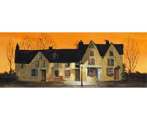 ‡ Deborah Jones (b.1921) The Antique shop; The Sweep and Dressmaker Two, both signed Both oil on board Each 30.5 x 76cm; 12 x
