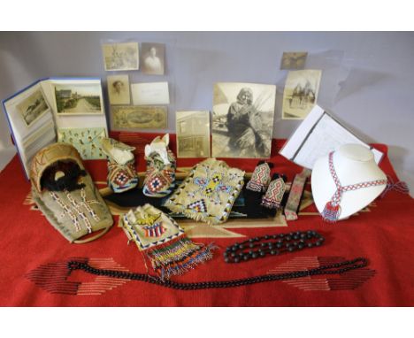 THE ESTER EMILY SIBLEY NATIVE AMERICAN INDIAN TRIBAL ART COLLECTION COMPRISING ITEMS COLLECTED FROM ARIZONA CIRCA 1907 BELIEV