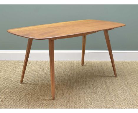 ERCOL ELM '382' PLANK TABLE, 152 x 76cms