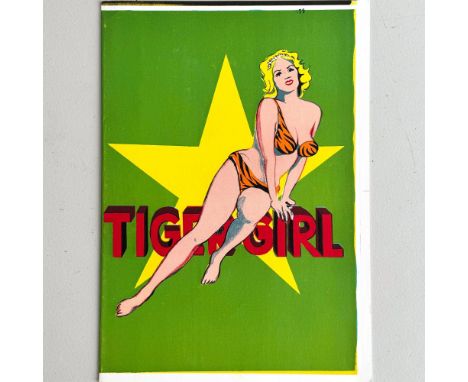 Original lithograph on double leaf BFK Rives paper from the 1964 landmark publication 1 Cent Life. It includes the lithograph