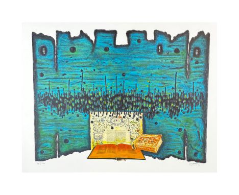 Lithograph titled Prayer. Signed lower right numbered 91/150. Year 1979 Sight size 21.5" x 28.25". 