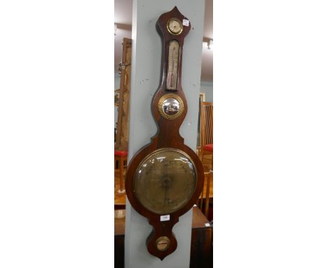 19thC rosewood barometer 