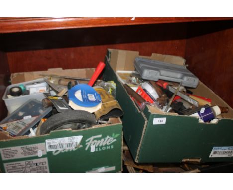 FOUR BOXES OF TOOLS