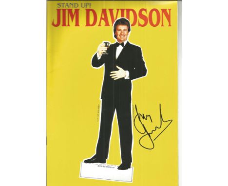 Jim Davidson (b.1953) is an English standup comedian who hosted the television shows Big Break and The Generation Game. He al