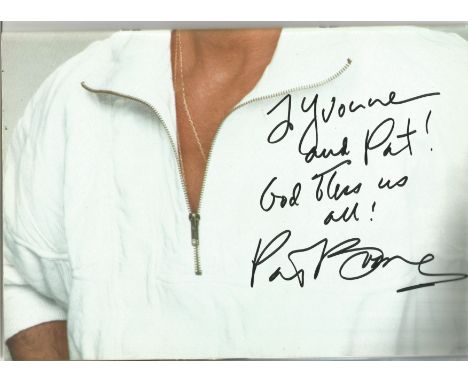Pat Boone (b.1934) is an American singer, composer, actor, writer, television personality, motivational speaker, and spokesma