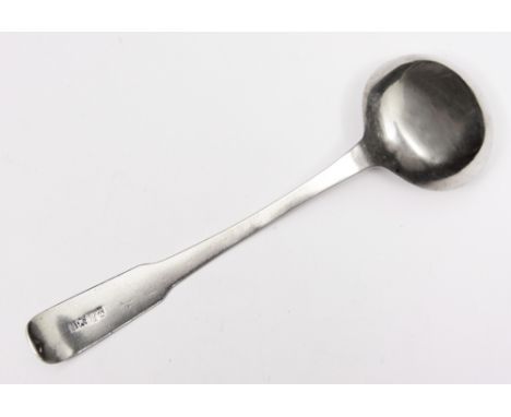 A SMALL SCOTTISH PROVINCIAL SILVER TODDY LADLE, Montrose c.1800 by John Glenny