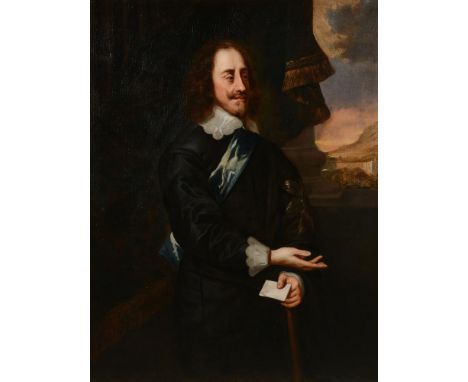 CIRCLE OF SIR PETER LELY (BRITISH 1618-1680)PORTRAIT OF KING CHARLES IOil on canvas 123 x 93cm (48¼ x 36½ in.)Provenance:With