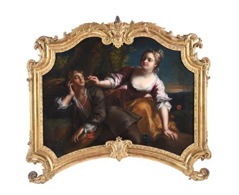 CIRCLE OF JEAN RAOUX  (FRENCH 1677-1734)THE SENSES Oil on canvas, a pair 80 x 110cm (31¼ x 43¼ in.) (2)Provenance: This item 