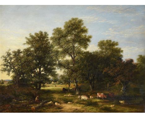 JAMES STARK (BRITISH 1794-1859)NEAR NORWICHOil on canvasInscribed on a label (on the reverse)56 x 74cm (22 x 29 in.)Provenanc