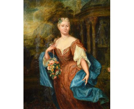 ATTRIBUTED TO AGNES JEANNETTE HOEUFFT (DUTCH 1864 - 1923)LEONARD HOEUFFT HEER VAN BUTTINGEN (1695 - 1738); SUZANNE CATHARINA 