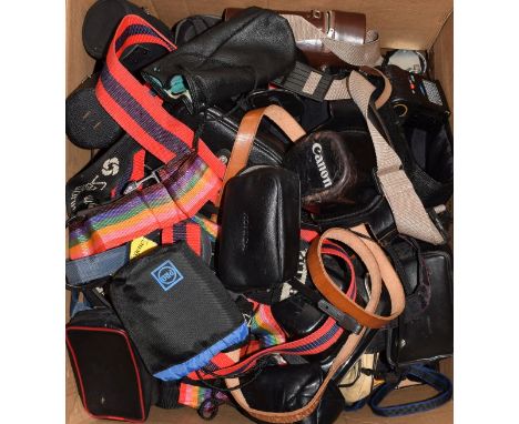 Large quantity of various cameras, camera cases, accessories etc   Condition: 