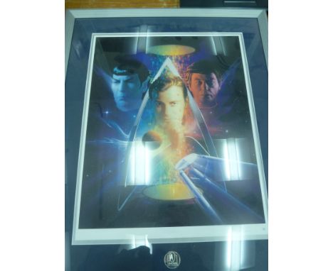 SIGNED STAR TREK LITHOGRAPH