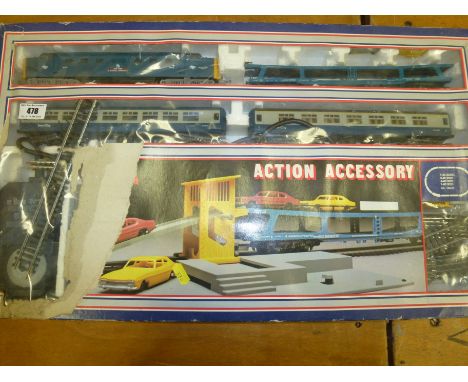 LIMA AUTOMATIC CAR UNLOADER TRAIN SET