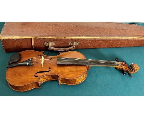 Fine rare 19th century birds eye maple violin by James Gilchrist Glasgow 1886 James Gilchrist was an engineer and scientific 