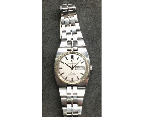 Vintage gents stainless steel Omega Constellation automatic Omega Chronometer wrist watch does tick but stops second hand doe