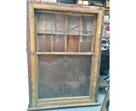 Original Victorian sash window  ' Vaults', approx measurements: Width 54 Inches, 69 Inches Height