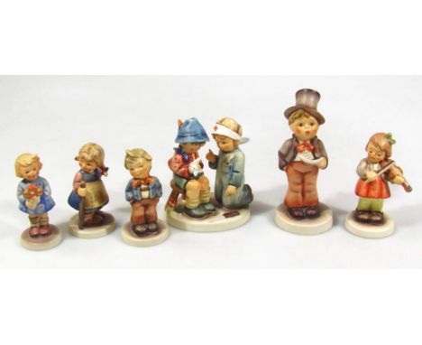 Various Goebel Hummel figures, to include Little Nurse, 11cm high, and five others. (6)