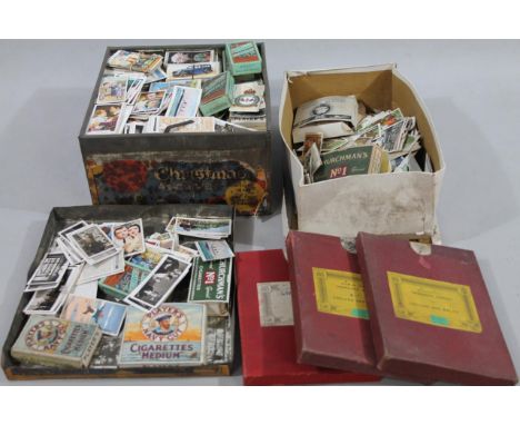 Various cigarette trade and other cards, part sets, etc., to include Wills, three Ordnance survey maps to include Lincoln, Wi