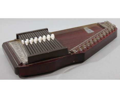 A Chroma harp Tokai Gakki, with articulated knops, 59cm wide.