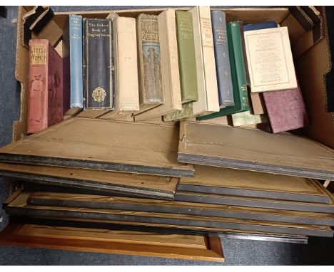 Bannerman and Lodge Birds of the British Isles, other books, pictures, textiles and three cases (qty)