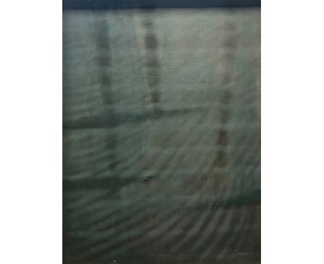 * GREGOR M SMITH RSW, UNTITLED oil on canvas, signed and dated 1981 87cm x 64cm Framed. Note: Gregor Smith studied drawing an