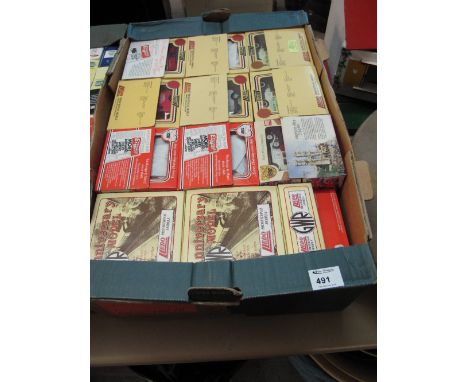 Tray of assorted Lledo promotional diecast model vehicles in original packaging to include VWR commemorative exclusive vintag