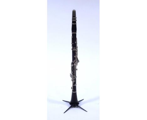 A Boosey & Hawkes Regent clarinet, and stand
