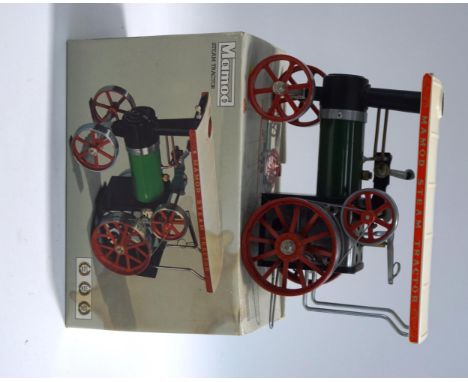 A Mamod traction engine, TE1a, with original box
