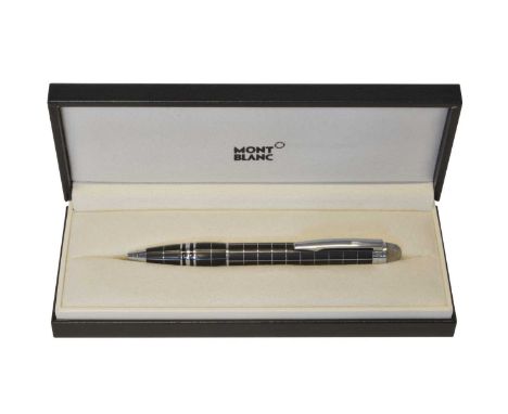 Montblanc StarWalker ballpoint pen Montblanc StarWalker ballpoint pen, steel and rubber with twist mechanism, in case with se