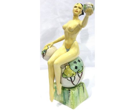 Peggy Davies limited edition colourway figurine, 1/1, Isadora, H: 27 cm. No cracks, chips or visible restoration. P&amp;P Gro